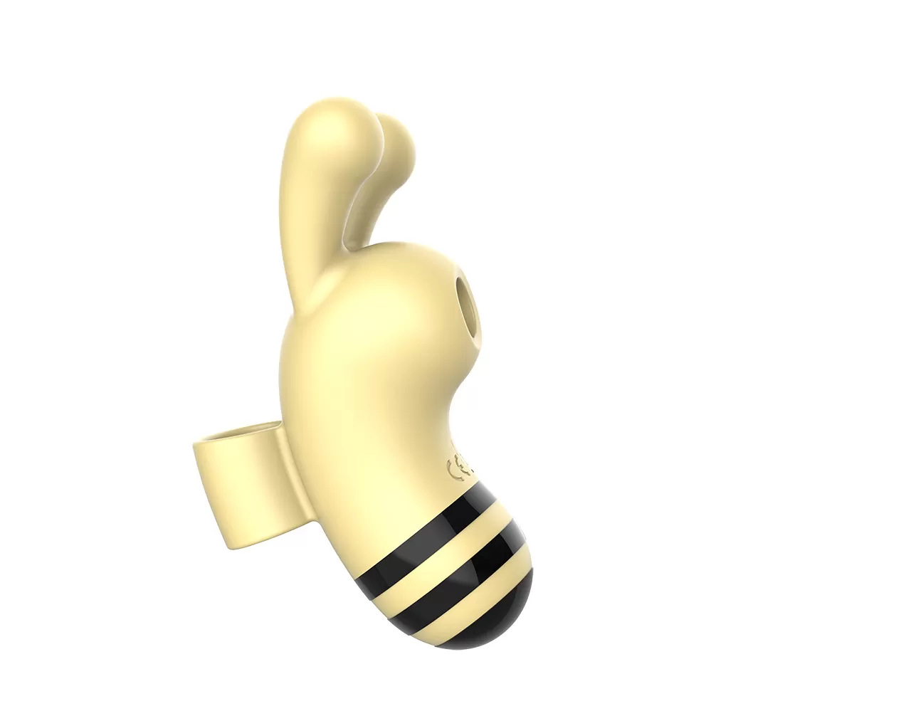 Bee sucktion and vibration finger vibe with two ears