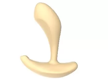 anal toy with 2 motors liquid silicone anal plug